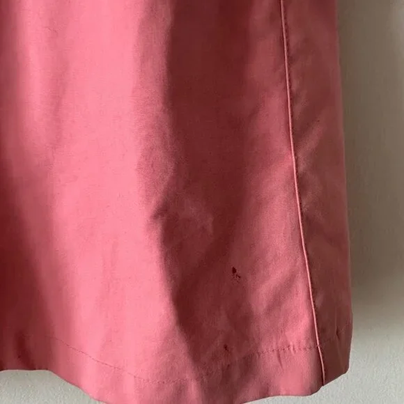 '90s Gap pink trench coat - Picture 2 of 5